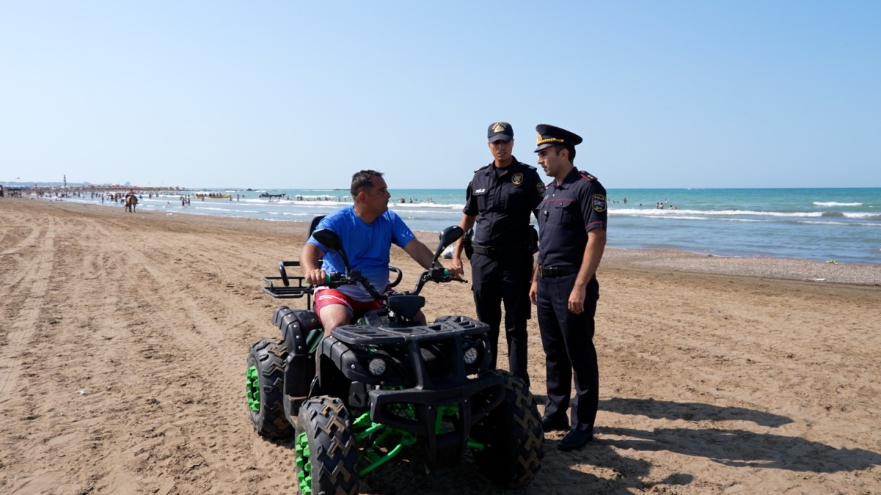 Polis istirahət mərkəzlərində profilaktik tədbirlər həyata keçirir - VİDEO (FOTOLAR)