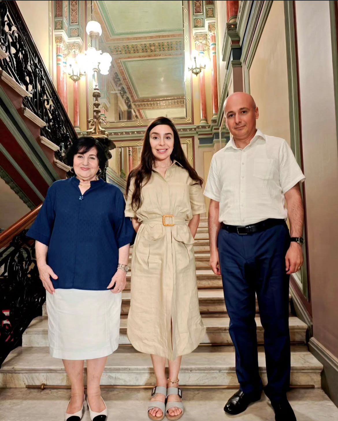 Leyla Əliyeva muzeydə - FOTOLAR