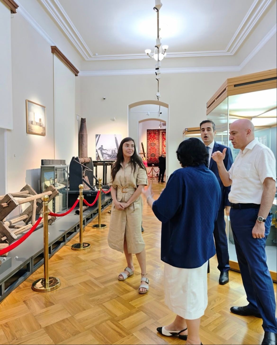 Leyla Əliyeva muzeydə - FOTOLAR