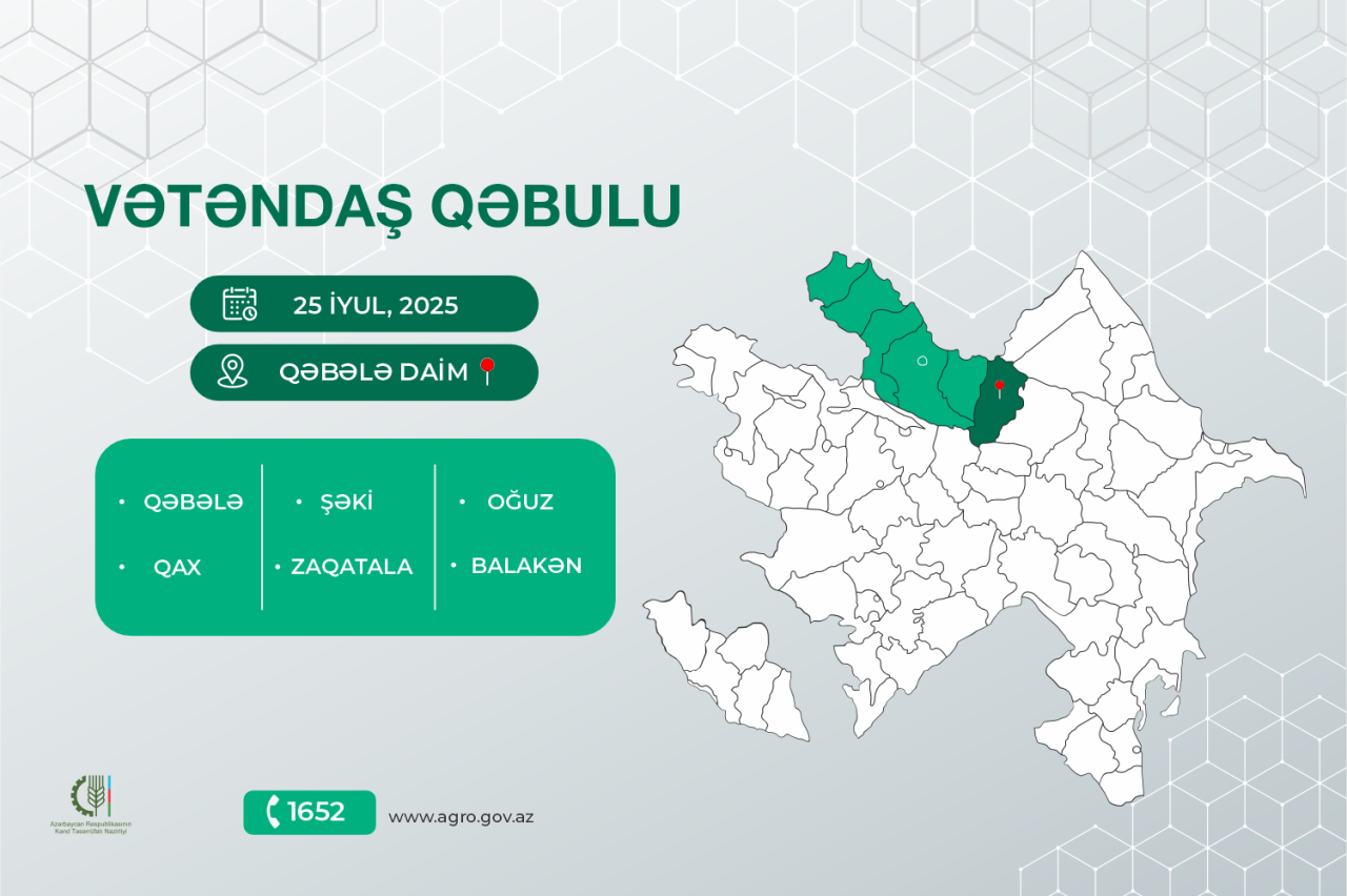 Məcnun Məmmədov Qəbələdə vətəndaşları qəbul edəcək - FOTO