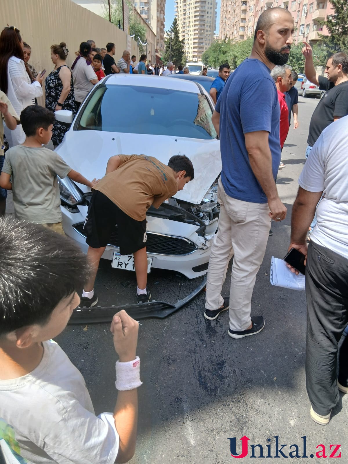 Bakıda qəza - FOTO