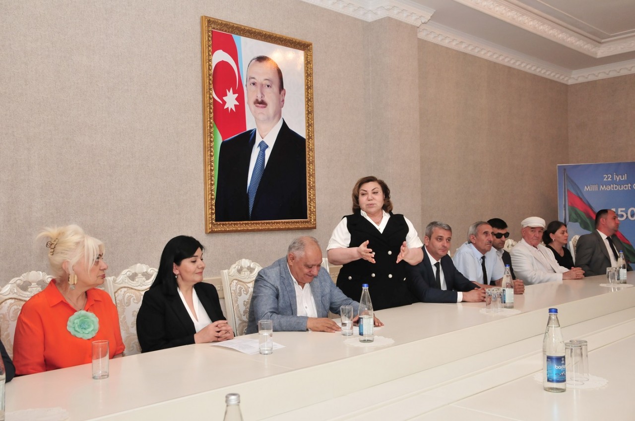 Abşeronda Milli Mətbuatın 150 illiyi qeyd olunub - FOTOLAR