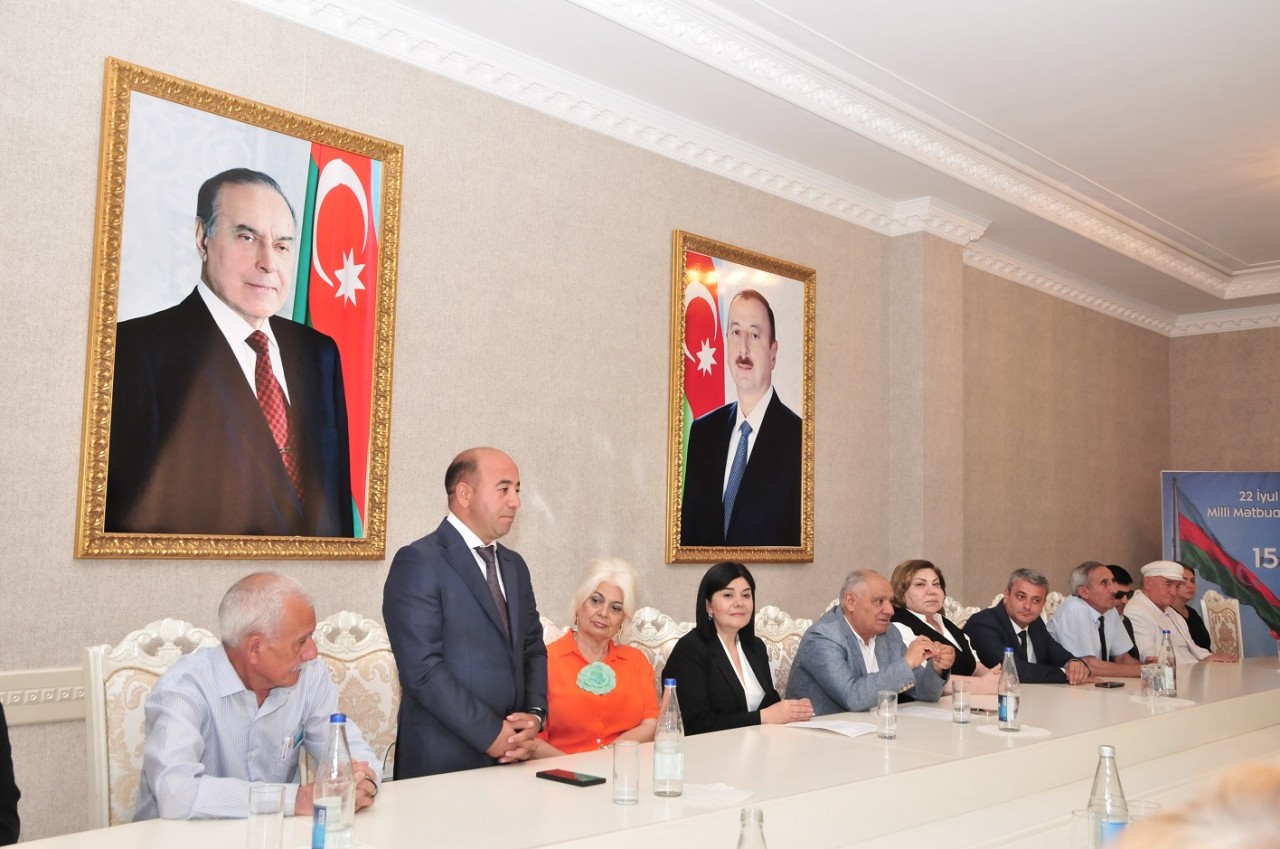 Abşeronda Milli Mətbuatın 150 illiyi qeyd olunub - FOTOLAR