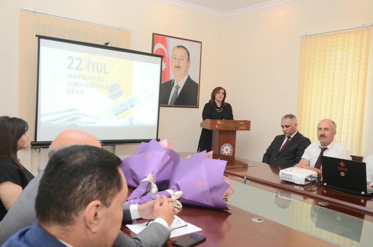 Qubadlı icra hakimiyyətində Milli Mətbuatın 150 illiyi qeyd olundu - FOTOLAR