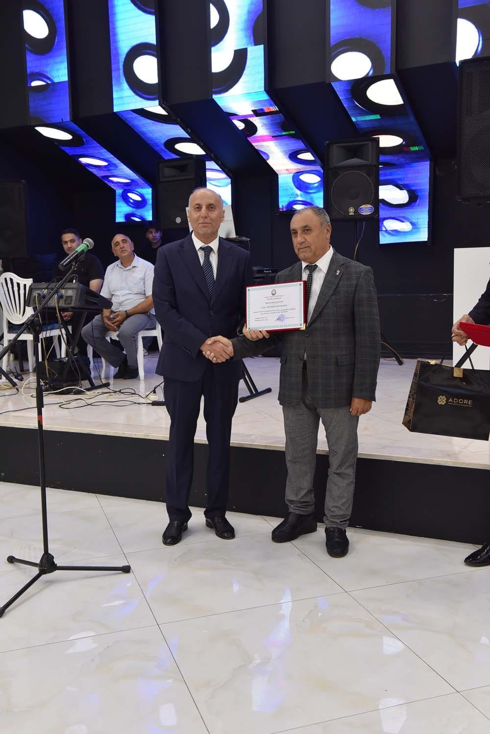 Sumqayıtda Milli Mətbuatın 150 illik yubileyi münasibətilə tədbir keçirilib - FOTOLAR