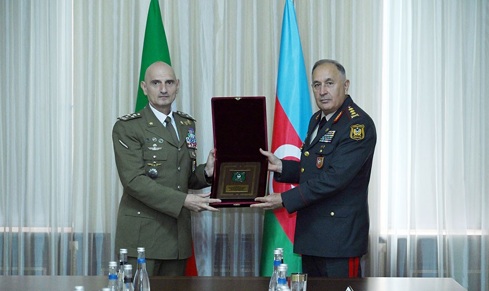 Azərbaycan və İtaliyanın Baş Qərargah rəisləri görüşdü - VİDEO (FOTOLAR)