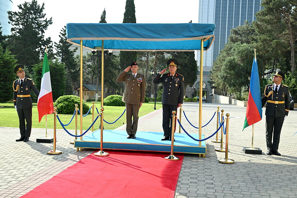 Azərbaycan və İtaliyanın Baş Qərargah rəisləri görüşdü - VİDEO (FOTOLAR)