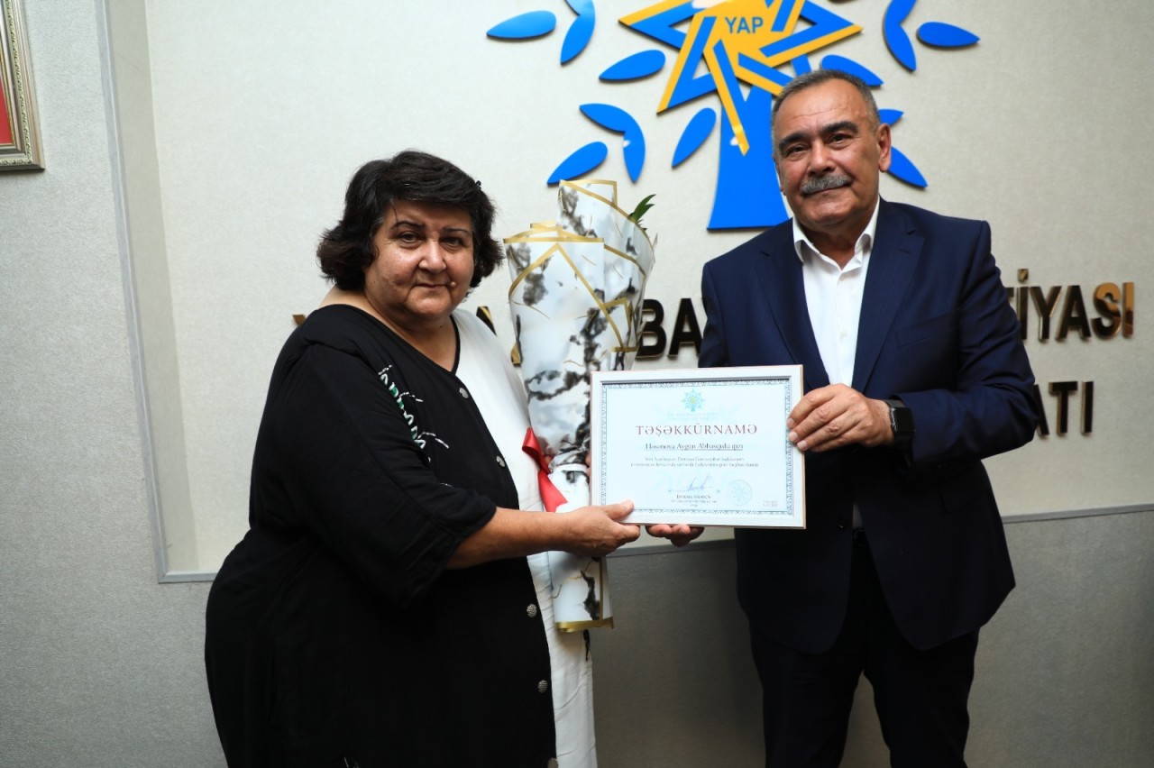 YAP Gəncə şəhər təşkilatı tədbir keçirdi - FOTOLAR