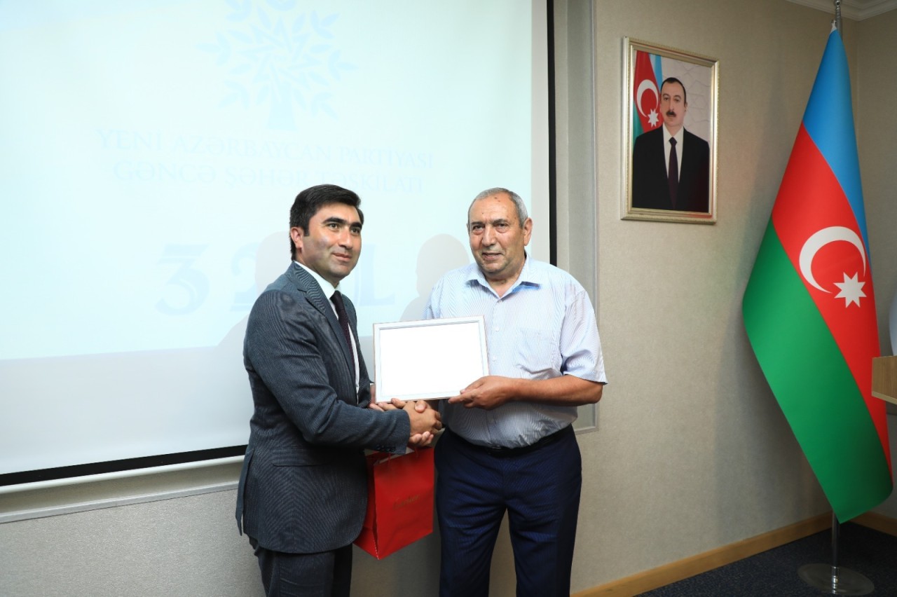 YAP Gəncə şəhər təşkilatı tədbir keçirdi - FOTOLAR