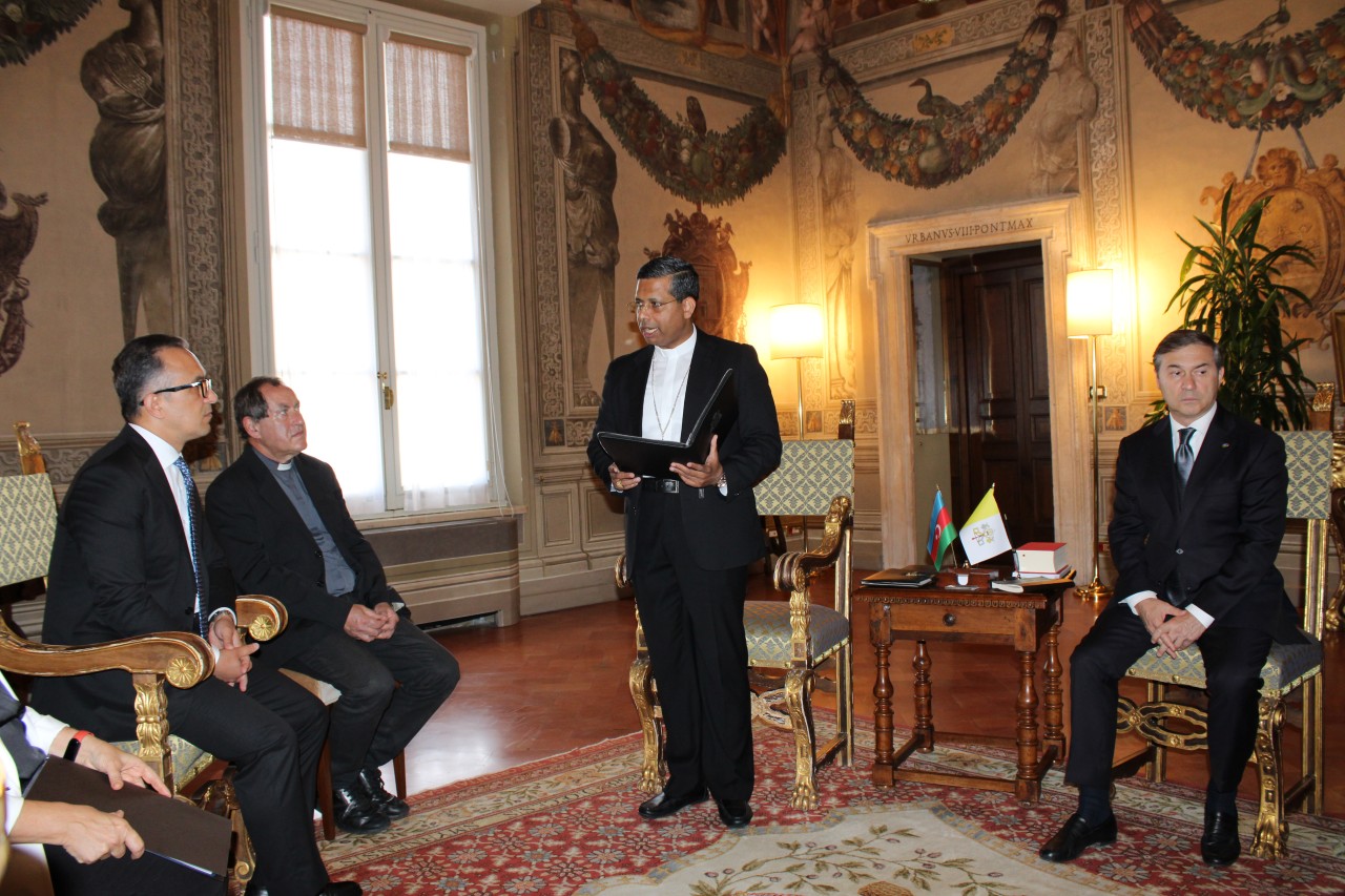 Bakı və Vatikan arasında dinlərarası dialoqa dair razılaşma əldə olunub - FOTOLAR