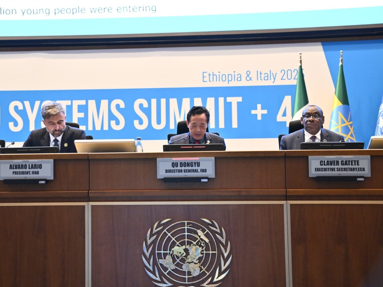 Nazir BMT-nin Qida Sistemləri üzrə II Sammitində çıxış edib - FOTOLAR