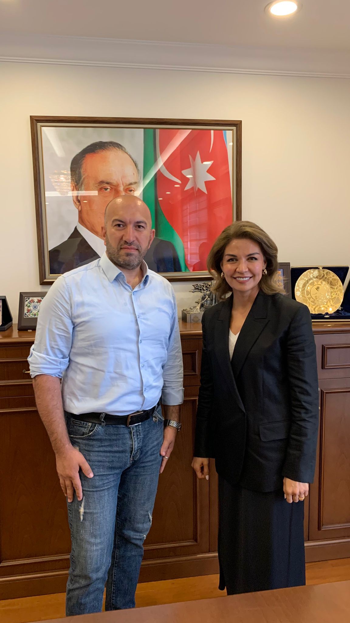 Qazi jurnalistlər Azərbaycanın İstanbuldakı Baş Konsulluğunda - FOTOLAR