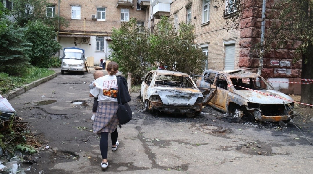 Kiyev dağıntılar altında... - FOTOLAR