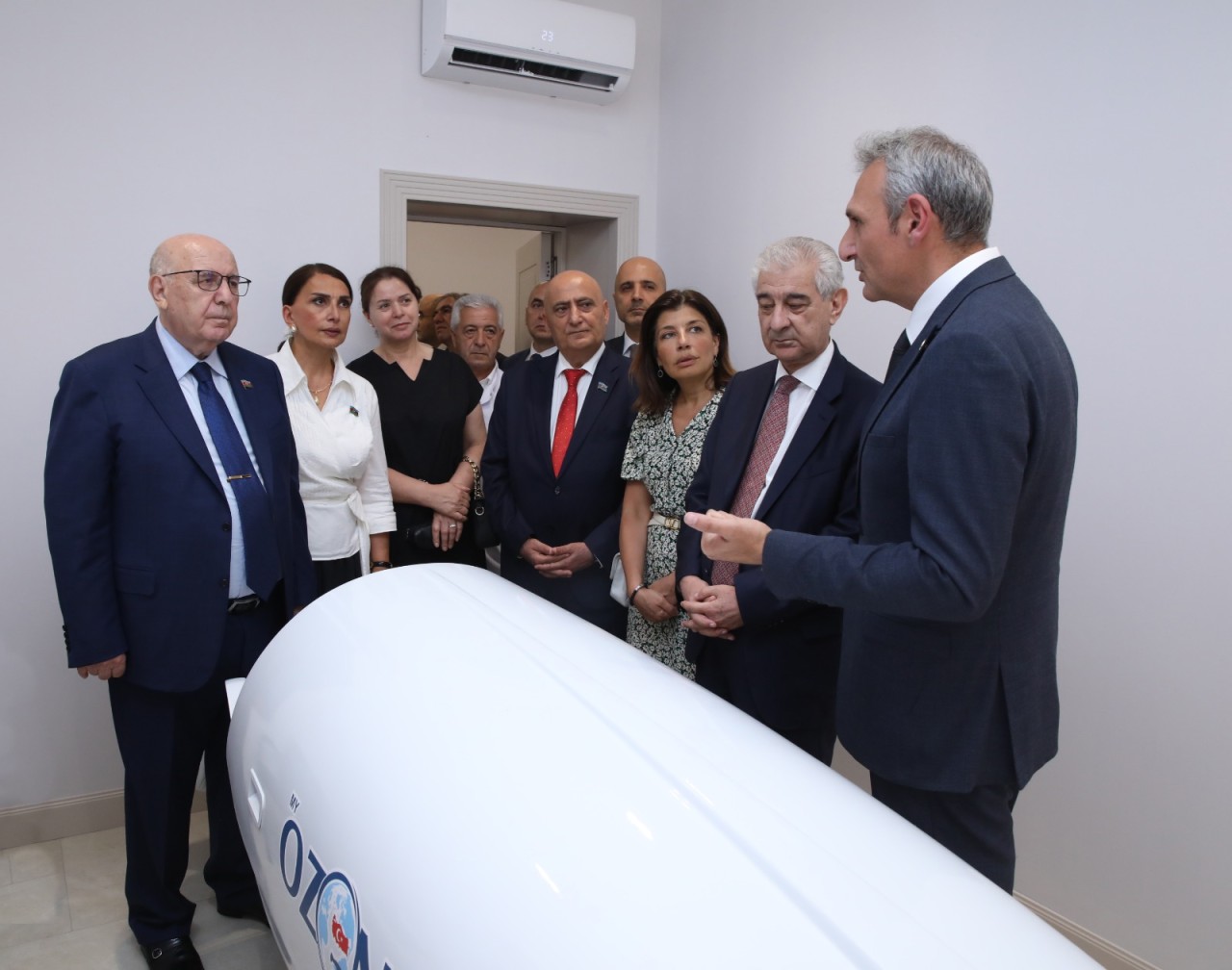 Rəhbər şəxslər və deputatlar "Abşeron" sanatoriyasında - FOTOLAR