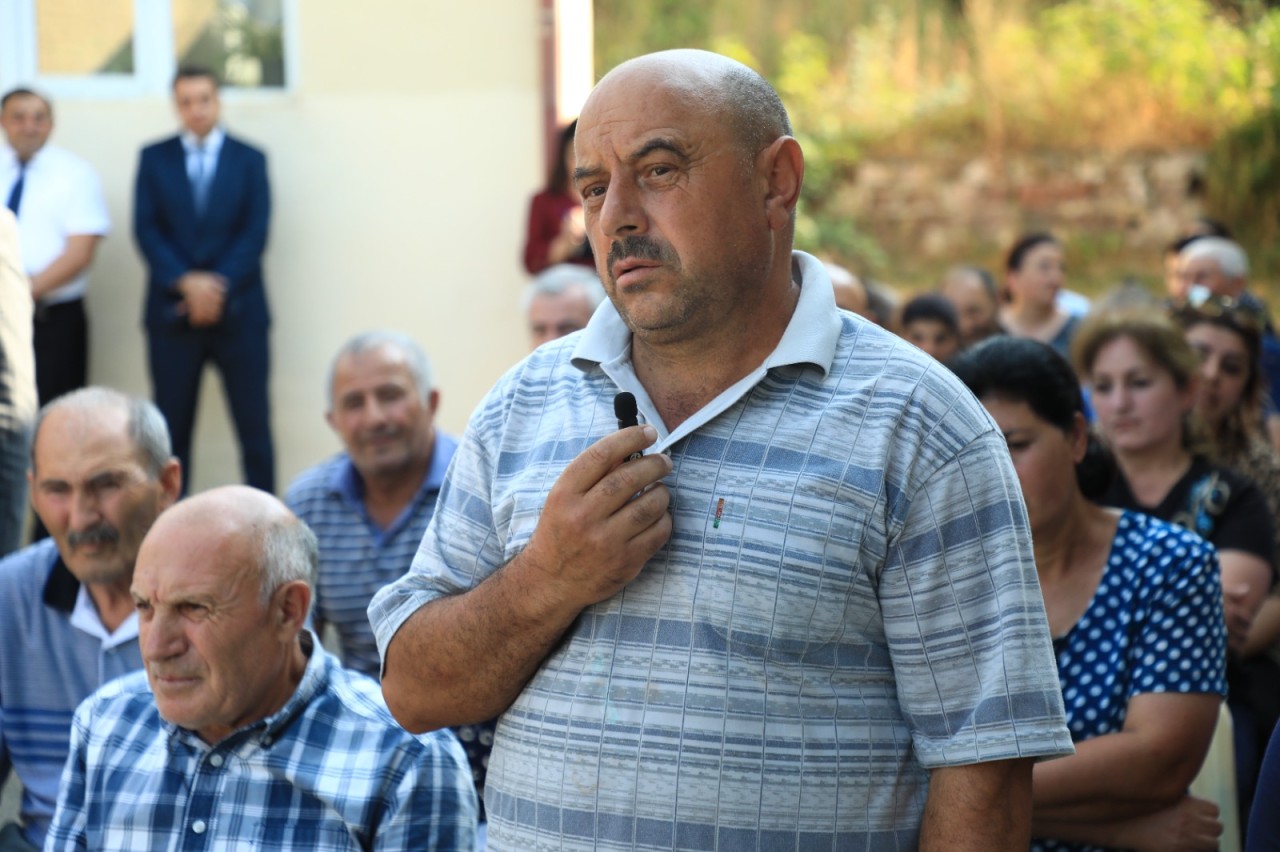 Niyazi Bayramov Hacıkənd sakinləri ilə görüşdü - FOTOLAR