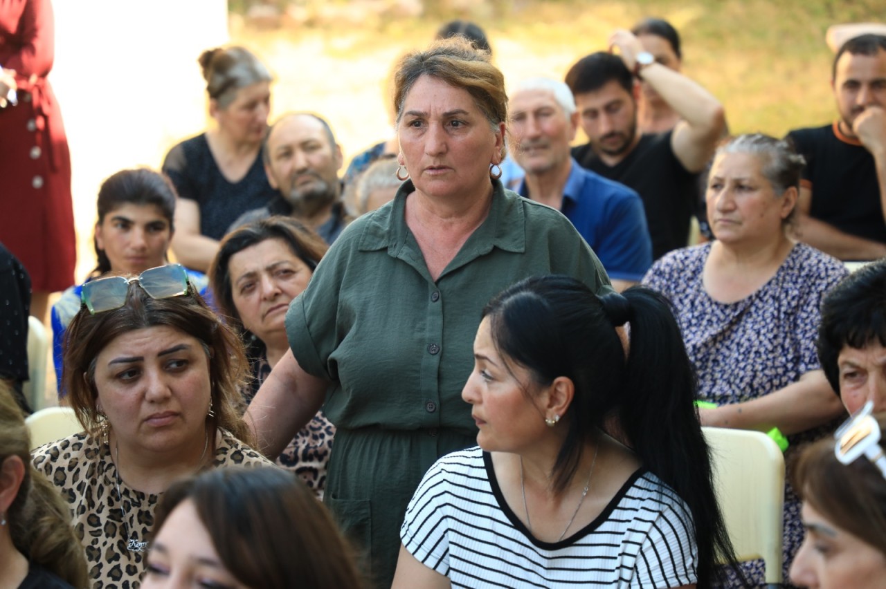 Niyazi Bayramov Hacıkənd sakinləri ilə görüşdü - FOTOLAR