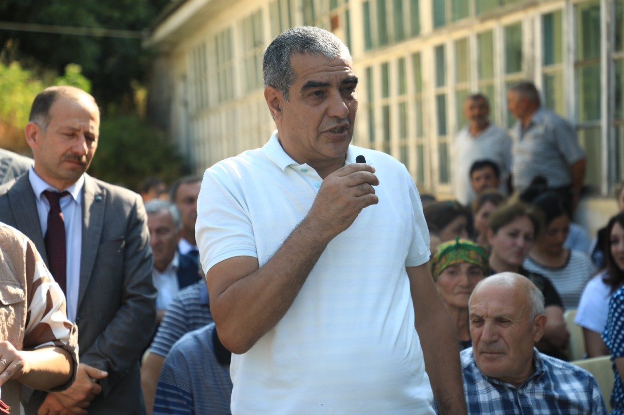 Niyazi Bayramov Hacıkənd sakinləri ilə görüşdü - FOTOLAR