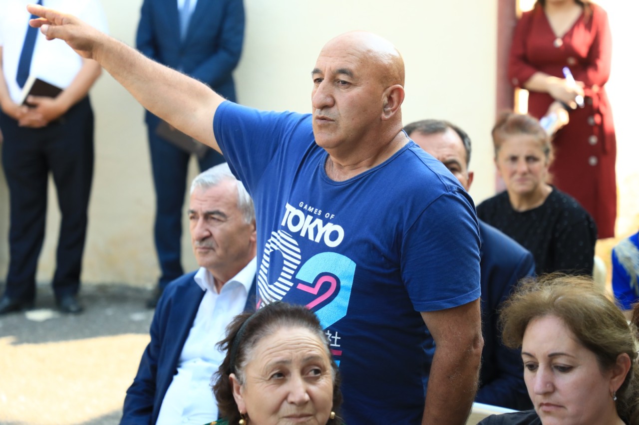 Niyazi Bayramov Hacıkənd sakinləri ilə görüşdü - FOTOLAR