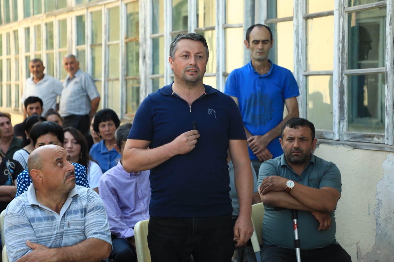 Niyazi Bayramov Hacıkənd sakinləri ilə görüşdü - FOTOLAR