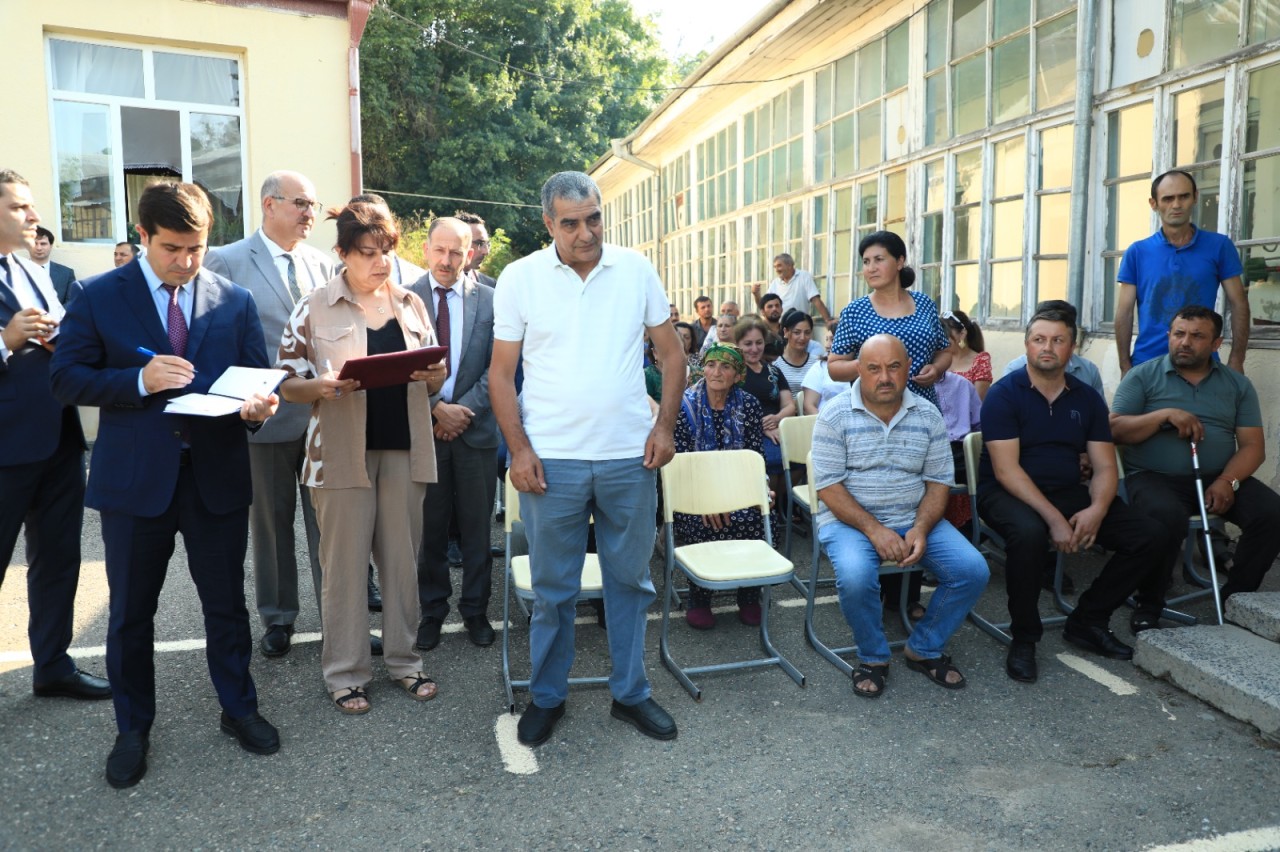 Niyazi Bayramov Hacıkənd sakinləri ilə görüşdü - FOTOLAR