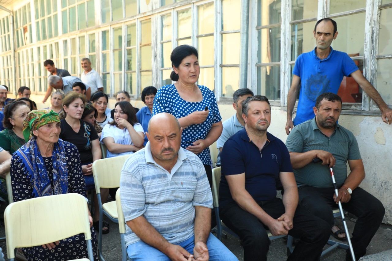 Niyazi Bayramov Hacıkənd sakinləri ilə görüşdü - FOTOLAR