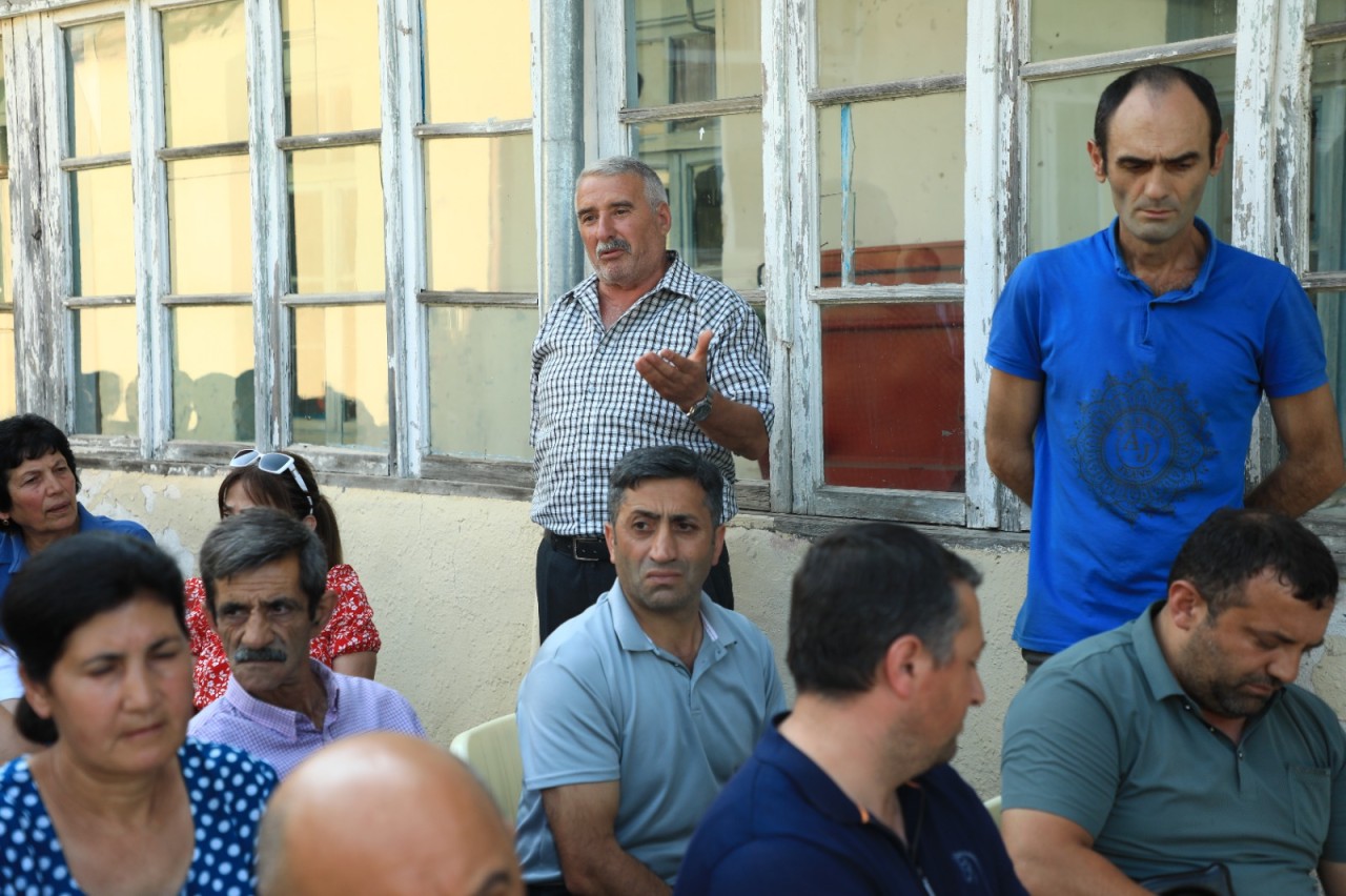 Niyazi Bayramov Hacıkənd sakinləri ilə görüşdü - FOTOLAR