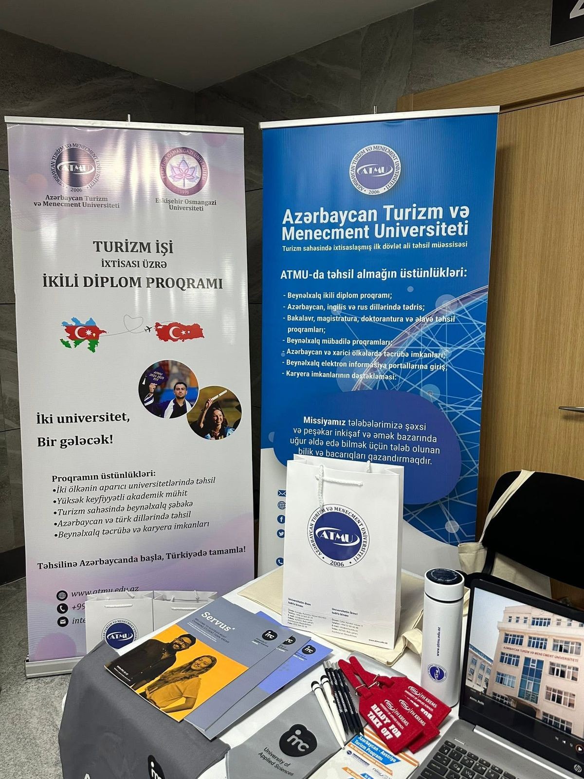 ATMU  ali təhsil müəssisələrinin sərgisində iştirak edib - FOTOLAR