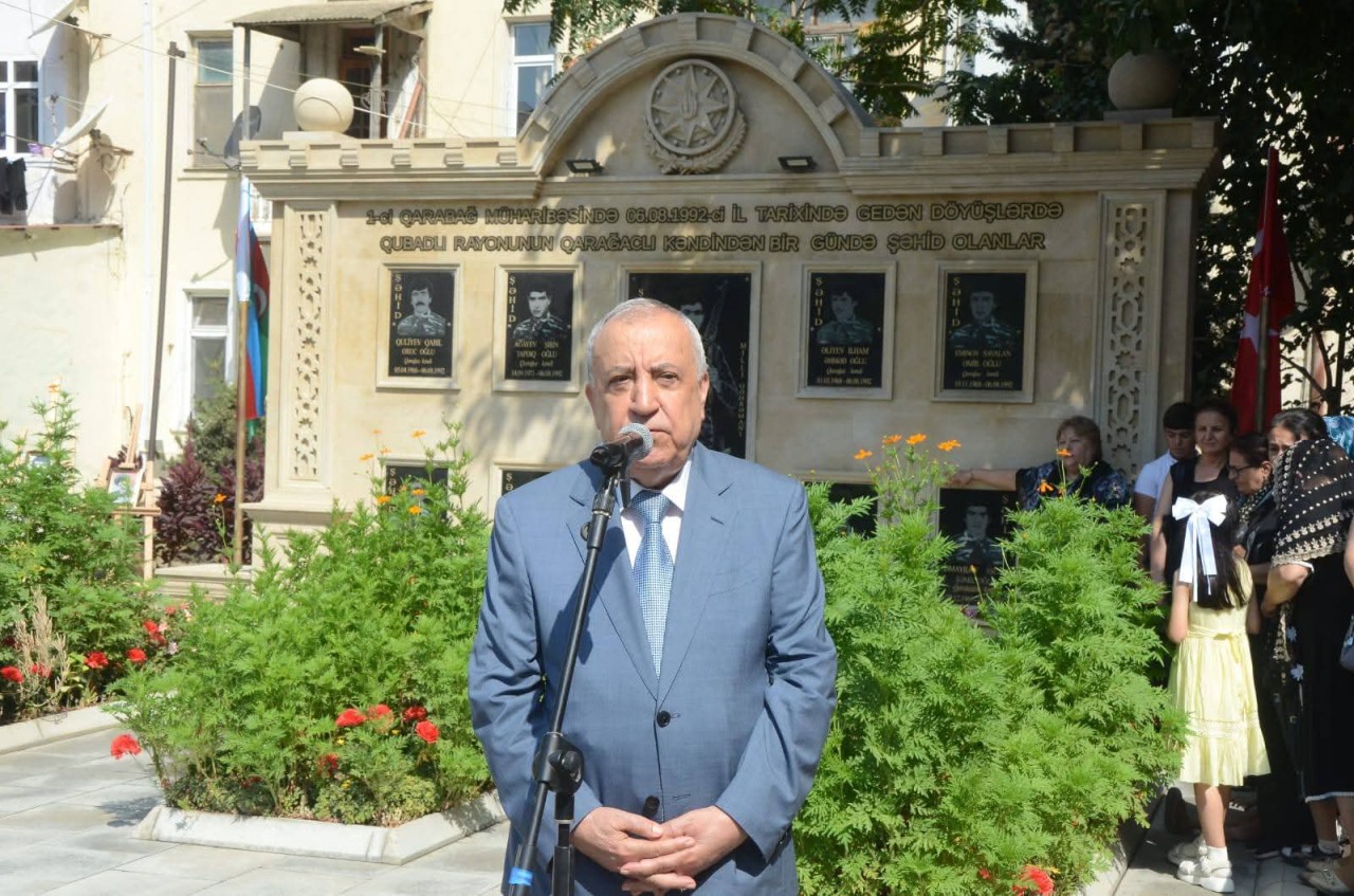 Qubadlı icra hakimiyyəti 25 şəhidin xatirəsini andı - FOTOLAR