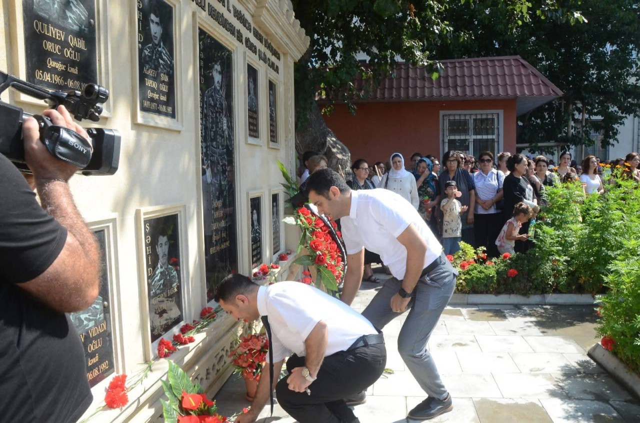 Qubadlı icra hakimiyyəti 25 şəhidin xatirəsini andı - FOTOLAR