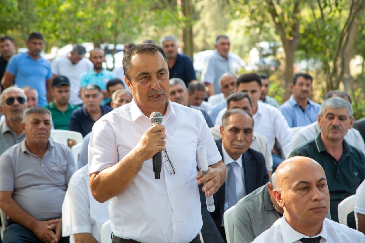 Neftçalanın icra başçısı səyyar görüş keçirib - FOTOLAR