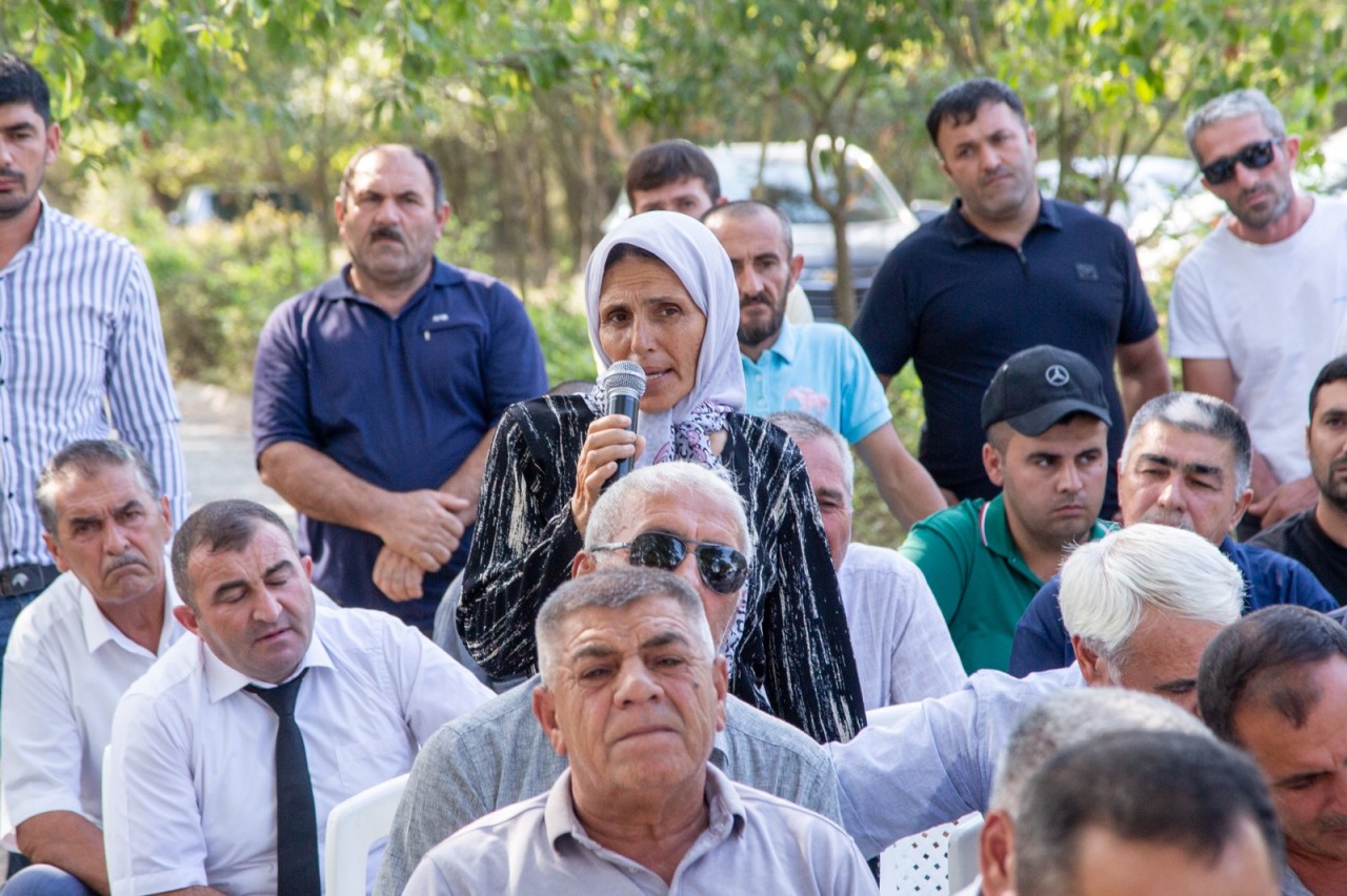 Neftçalanın icra başçısı səyyar görüş keçirib - FOTOLAR