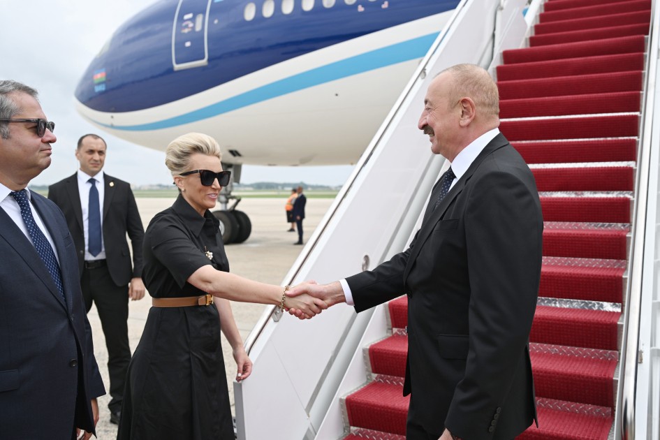 İlham Əliyev ABŞ-də belə qarşılandı - VİDEO+FOTOLAR