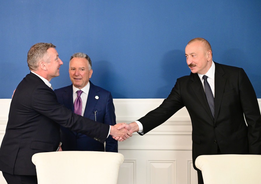 İlham Əliyev Trampın xüsusi elçisi ilə görüşdü - FOTOLAR (VİDEO)