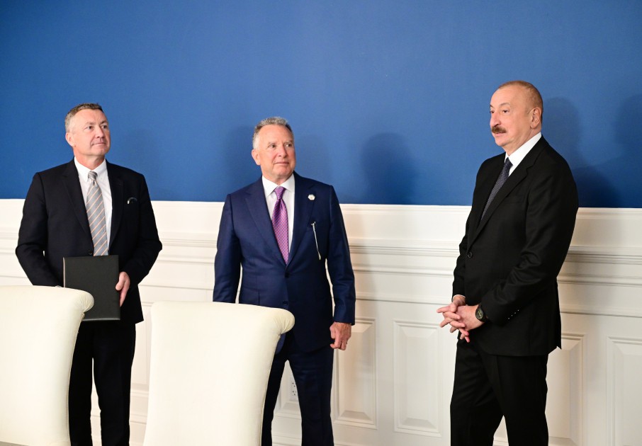 İlham Əliyev Trampın xüsusi elçisi ilə görüşdü - FOTOLAR (VİDEO)