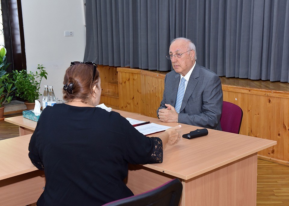 Zakir Fərəcov səyyar qəbul keçirdi - FOTOLAR