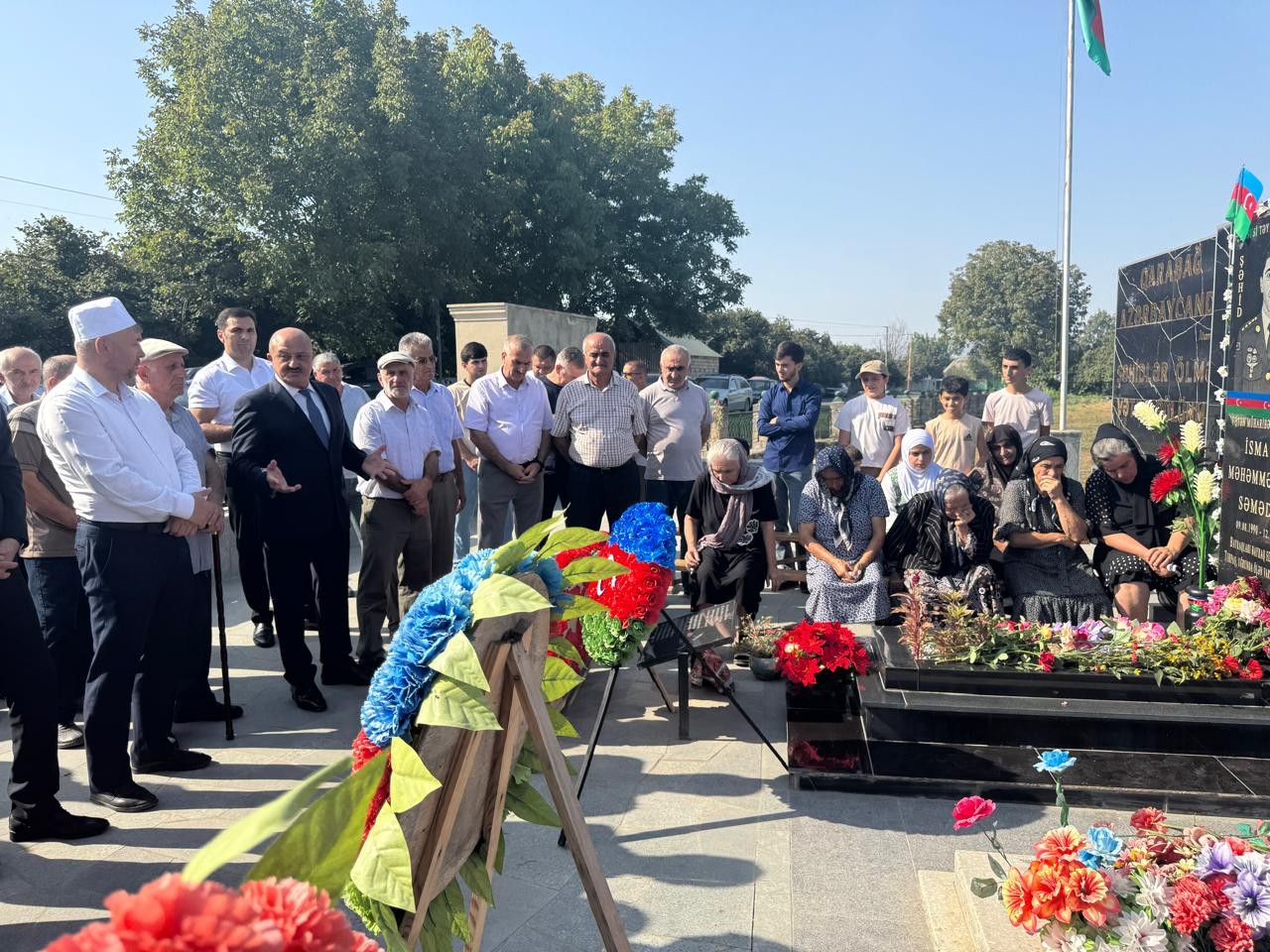 Asif Əsgərov şəhidin anım tədbirinə qatıldı - FOTOLAR