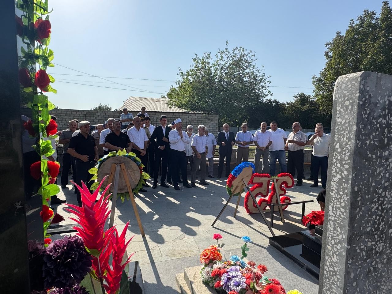 Asif Əsgərov şəhidin anım tədbirinə qatıldı - FOTOLAR