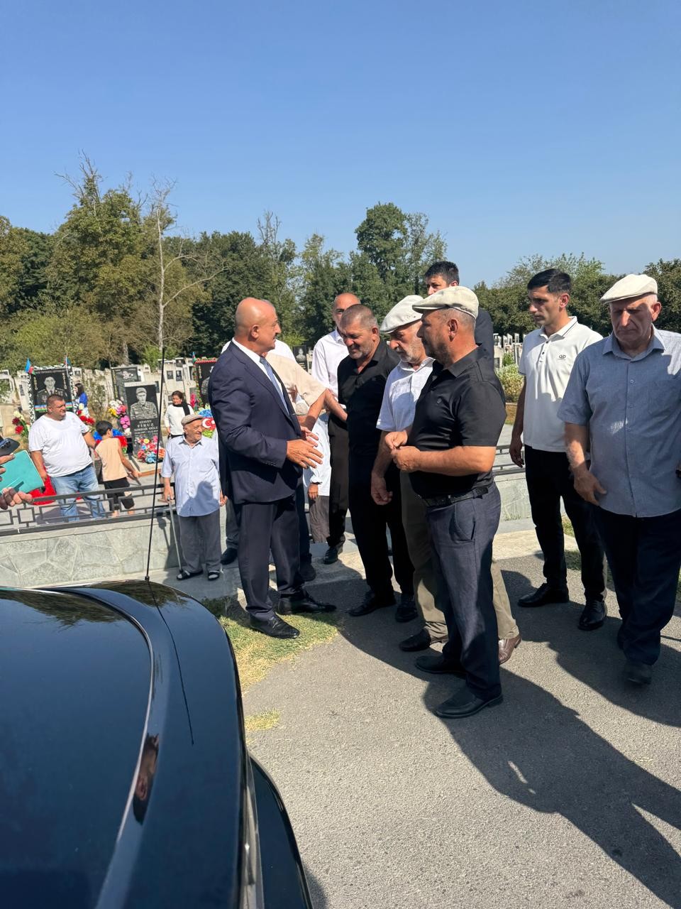 Asif Əsgərov şəhidin anım tədbirinə qatıldı - FOTOLAR