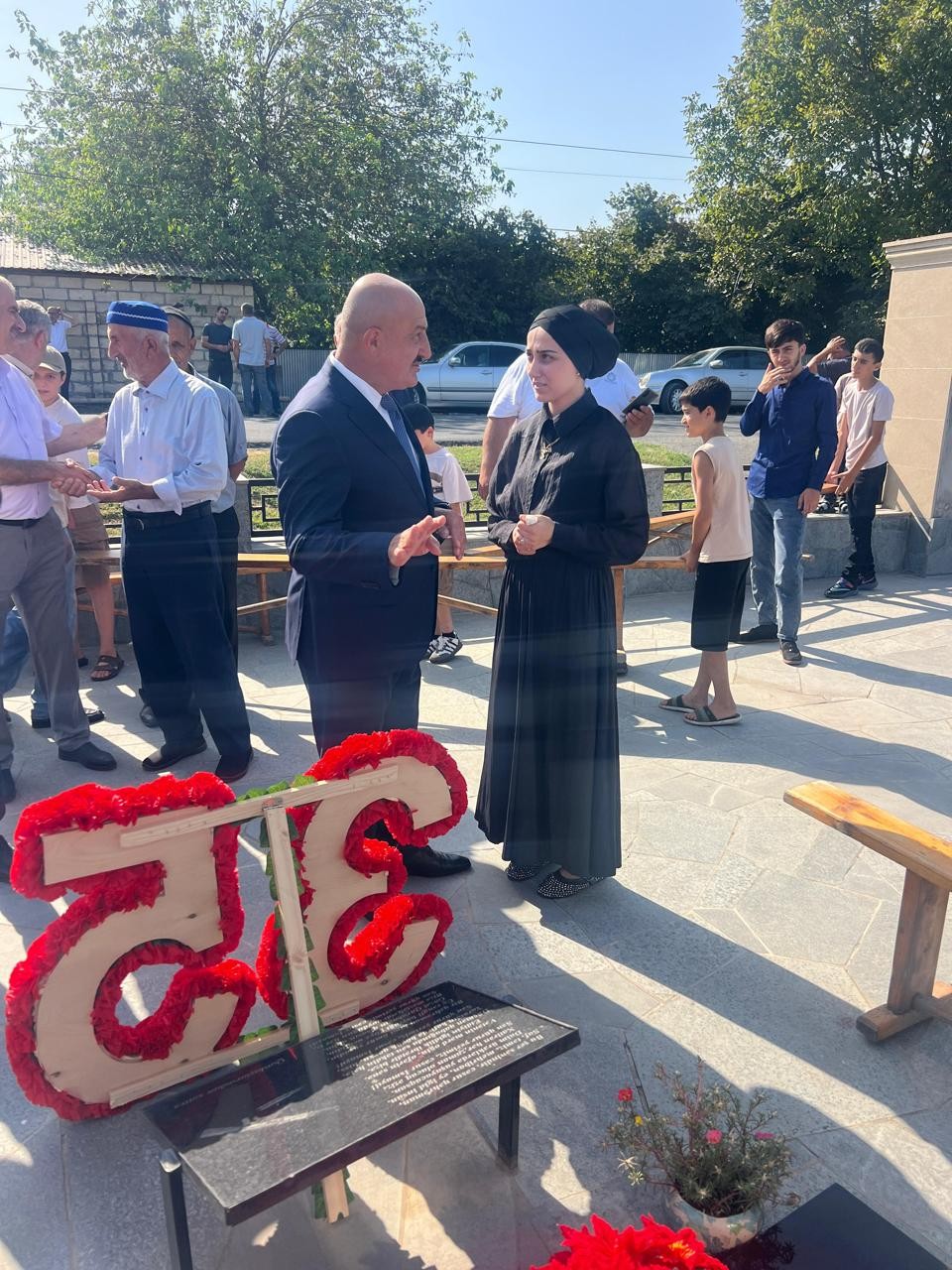 Asif Əsgərov şəhidin anım tədbirinə qatıldı - FOTOLAR