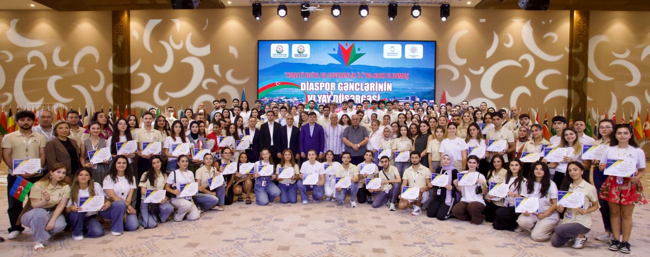 Diaspor Gənclərinin VI Yay Düşərgəsi başa çatıb - FOTOLAR