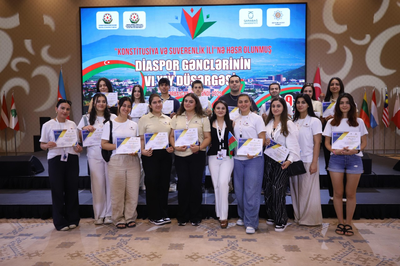 Diaspor Gənclərinin VI Yay Düşərgəsi başa çatıb - FOTOLAR