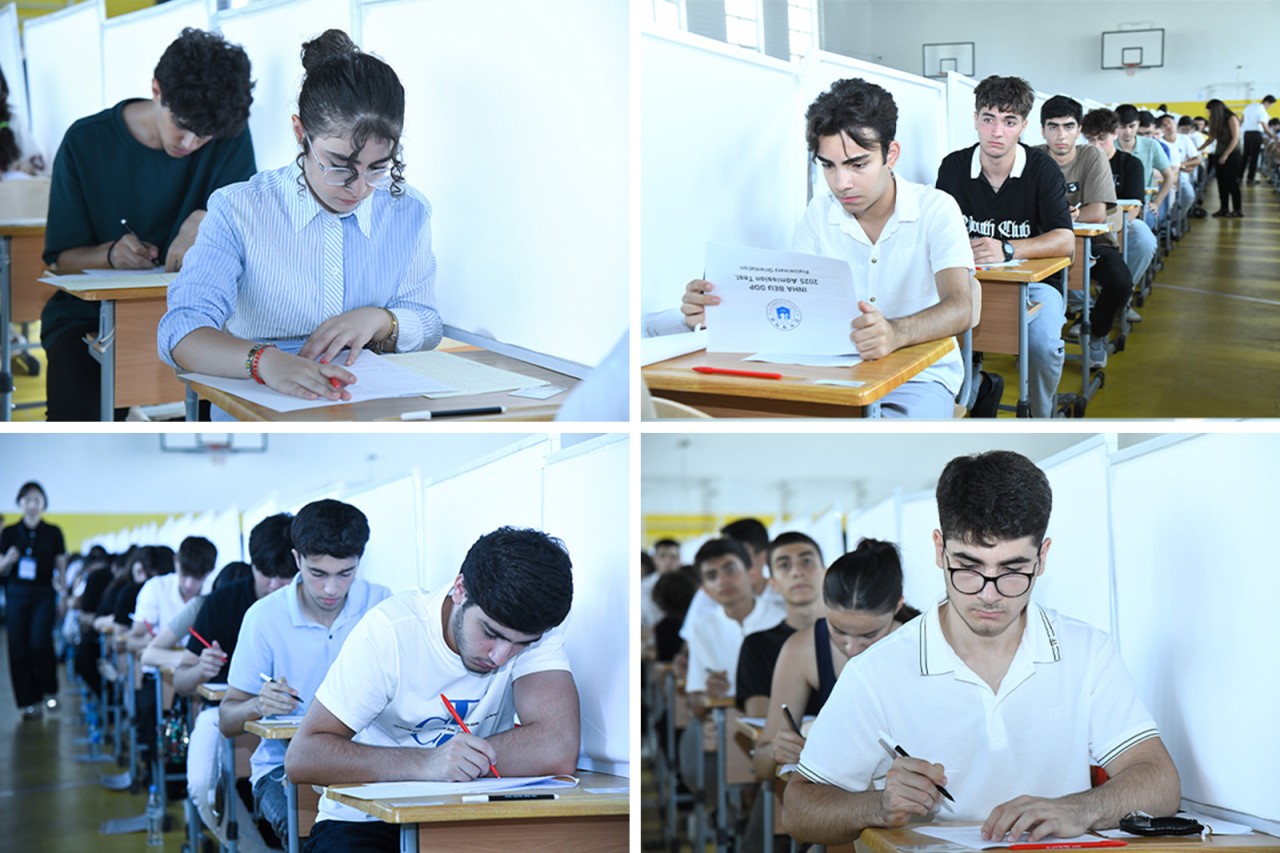 BMU-İNHA İDP-yə qəbul üçün imtahanlar keçirilib - FOTOLAR