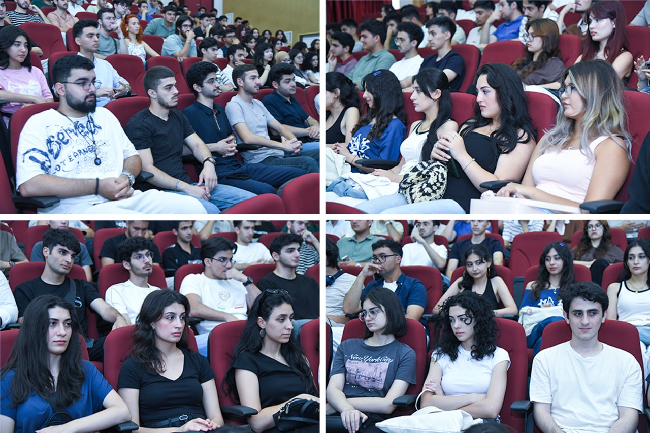 BMU rektoru bu tələbələrlə görüşdü - FOTOLAR