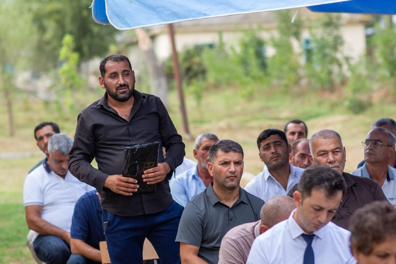 Neftçalanın icra başçısı səyyar görüş keçirib - FOTOLAR