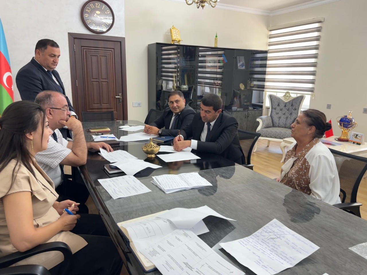 Sumqayıt Bələdiyyəsində növbəti vətəndaş qəbulu keçirildi - FOTOLAR