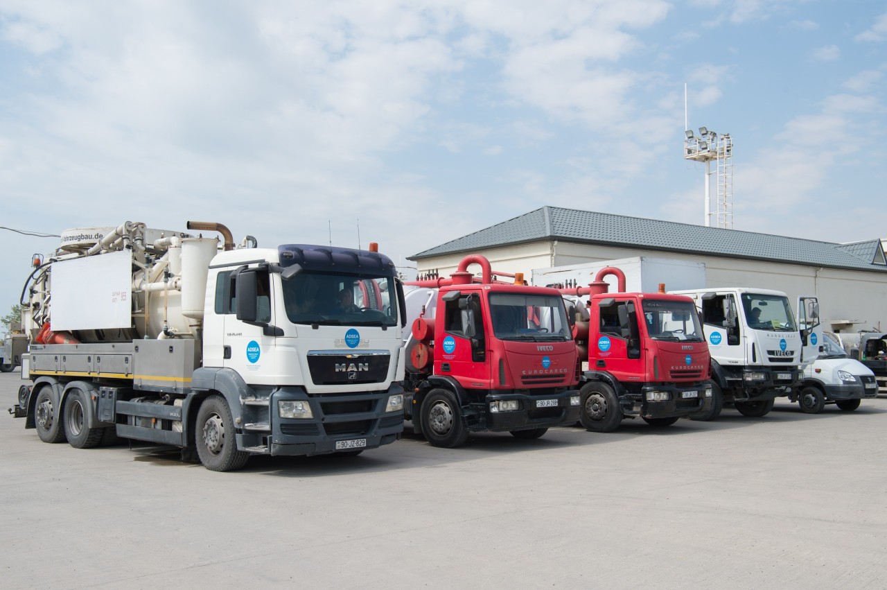 Su Təchizatı Xidmətinin idarəsində texnikalara baxış keçirildi  - FOTO/VİDEO