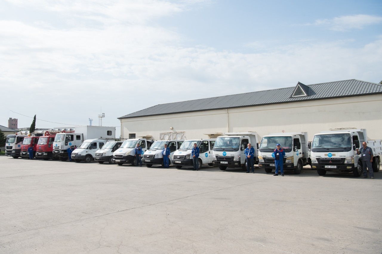 Su Təchizatı Xidmətinin idarəsində texnikalara baxış keçirildi  - FOTO/VİDEO