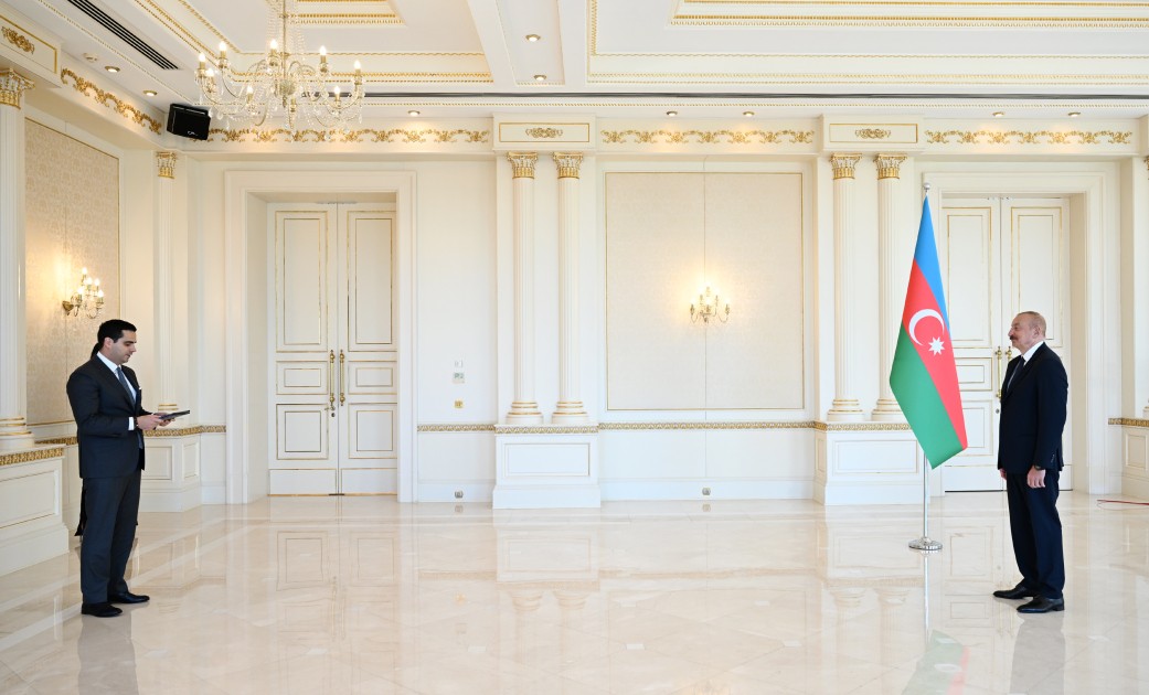 İlham Əliyev Slovakiyanın yeni səfirinin etimadnaməsini qəbul edib - FOTOLAR