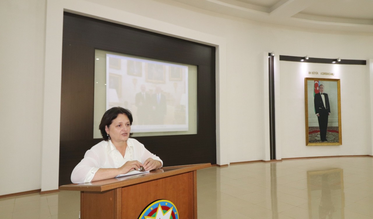 Qazaxda “Azərbaycan diplomatiyasının tarixi qələbəsi” mövzusunda konfrans keçirilib - FOTOLAR