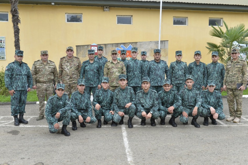 Hərbi prokuror DSX-nin hərbi qulluqçuları ilə görüşdü - FOTOLAR